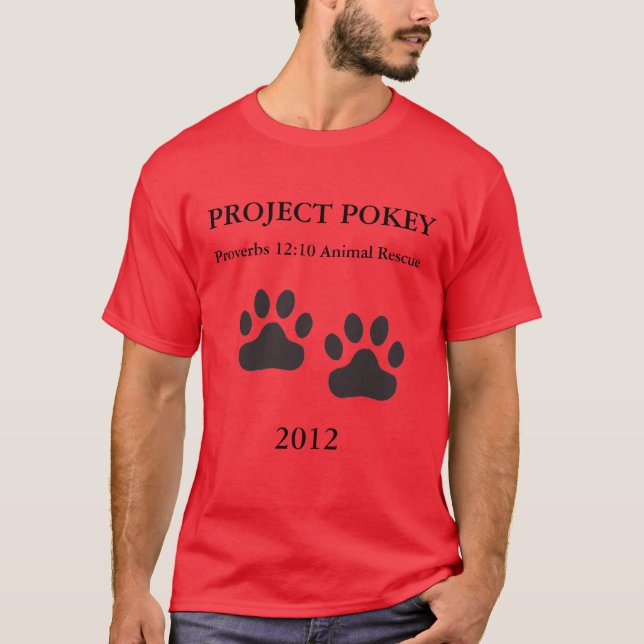 Camiseta Pokey 2012-Red do projeto (Frente)