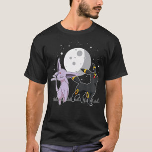 Camiseta Pokmon - Espeão Celestial E Umbreon