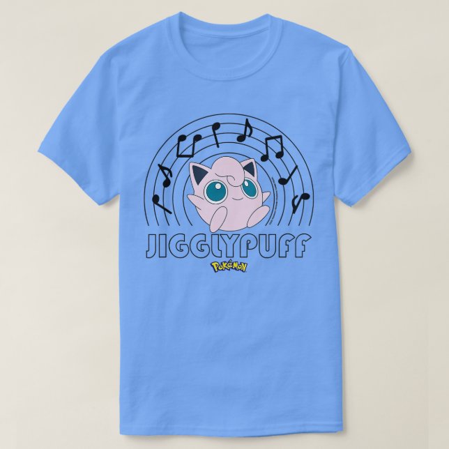 Camiseta Pokmon Jigglicpuff Music Notes TSirt (Frente do Design)
