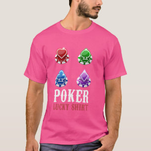 Camiseta POKY SUCKY SHIRT Poker lança pôquer noites de pôqu