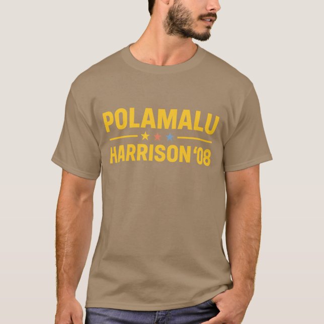 Camiseta Polamalu Harrison '08 (Frente)