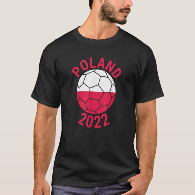 Camiseta Poland 2022 Football Supporter Championship Soccer (Frente)