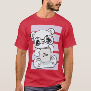 Camiseta Polar Bear Boba Cute Anime Kawaii Pearl Bubble Tea
