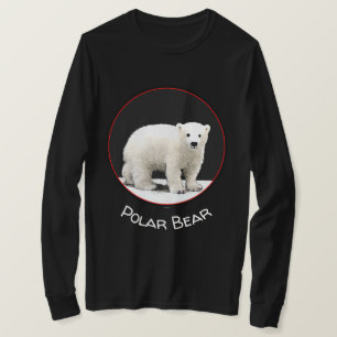 Camiseta Polar Bear Cub Painting - Arte Original