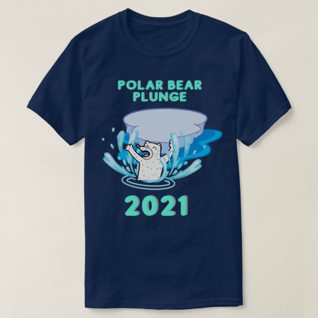 Camiseta Polar Bear Plunge 2021  (Frente do Design)