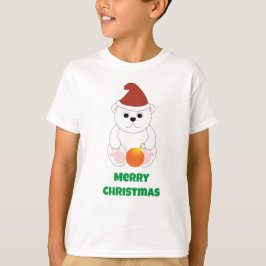 Camiseta Polar de Natal Papai Noel Personaliza o texto