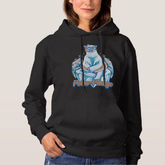 Camiseta Polar Plunge Ice Salta Engraçado Urso Polar Invern
