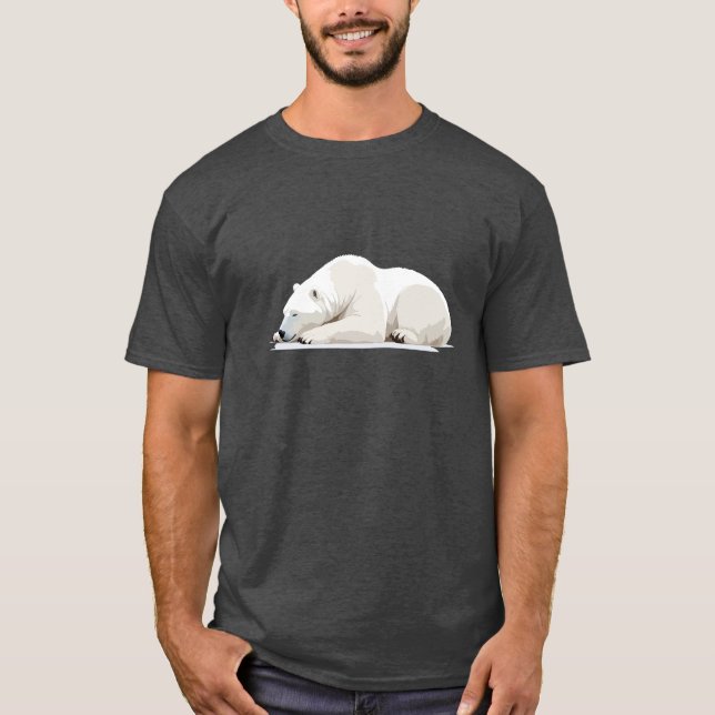 Camiseta Polar Urso Adorável Raiva-Vazio (Frente)