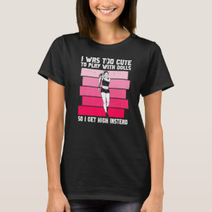 Camiseta Pole Jumper Girl E Pole Vault Jump Atleta 1