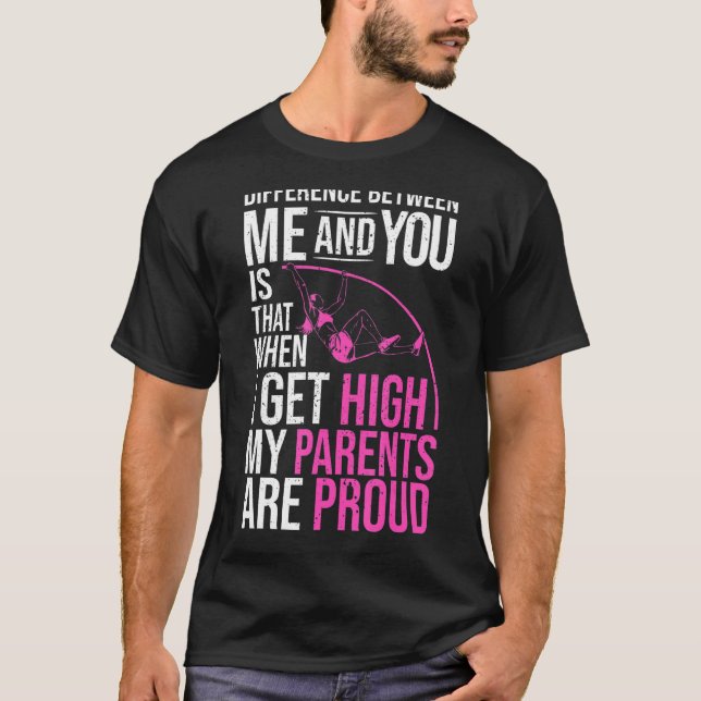 Camiseta Pole Jumping Pole Vault Poe Vaulter Pole (Frente)