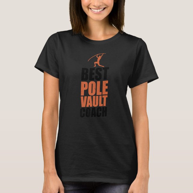 Camiseta Pole Vault Atleta Vaulter Pole Jumping Trai (Frente)