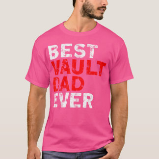 Camiseta Pole Vaulter Melhor Pai De Cofre Ever Pole Vault