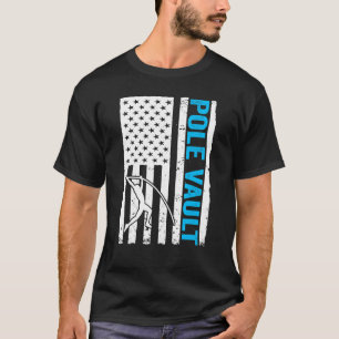 Camiseta Pole Vaulter US Flag Pole Vault