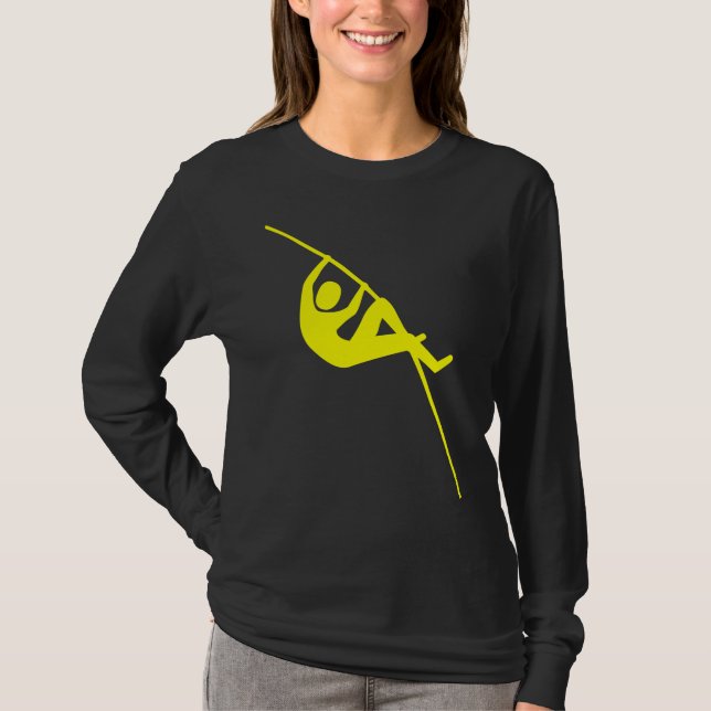 Camiseta Pole Vaulting - Amarelo (Frente)