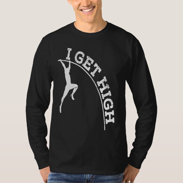 Camiseta Pole Vaulting Funny Pole Vault Track And Field Pol (Frente)