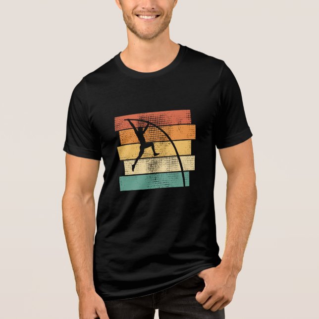Camiseta Pole Vaulting Retro (Frente)