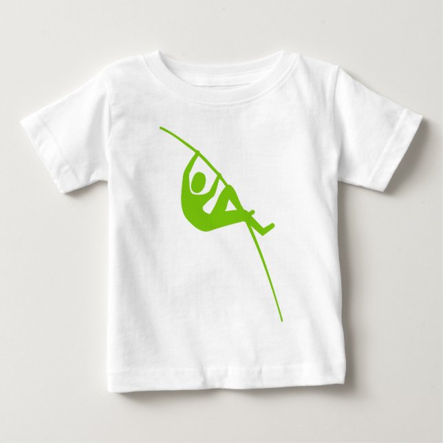 Camiseta Pole Vaulting - Verde marciano (Frente)