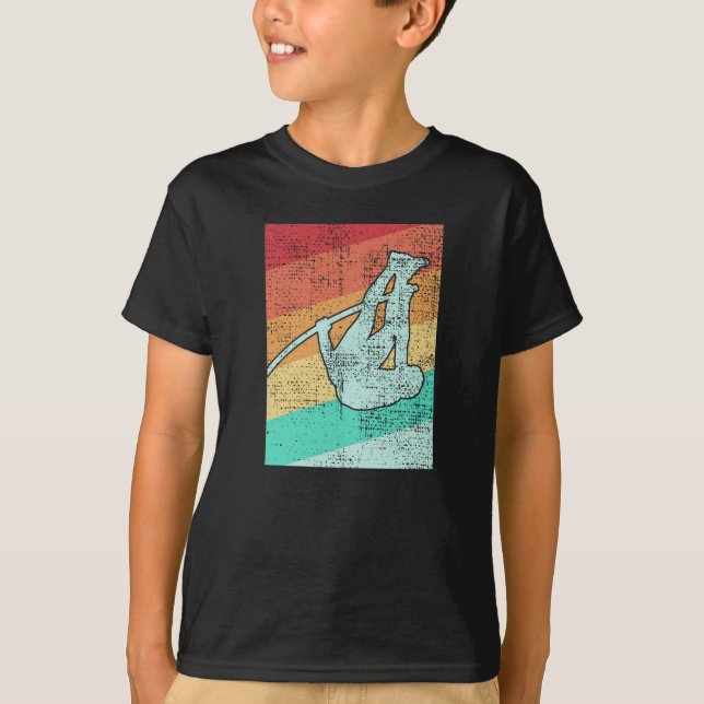 Camiseta Pole Vaulting Vintage (Frente)