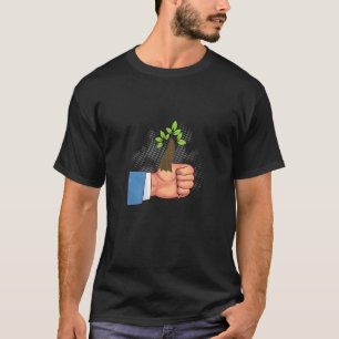 Camiseta Polegar Verde Hobby Jardineiro Jardinagem Jardinag