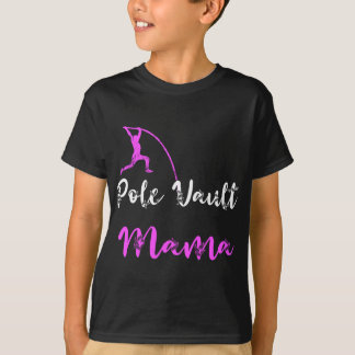 Camiseta Poli Vault Mama Track e Campo Madre Vaulter Vau