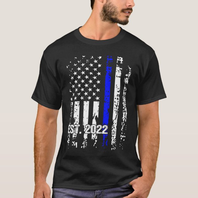 Camiseta Police Graduation Back Print USA Police Academy 20 (Frente)
