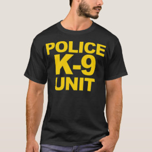 Camiseta Police K9 Unit Front Back Print Law Enforcement