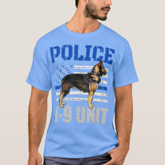 Camiseta Police K9 Unit  Thin Blue Line Officer Dog Costume