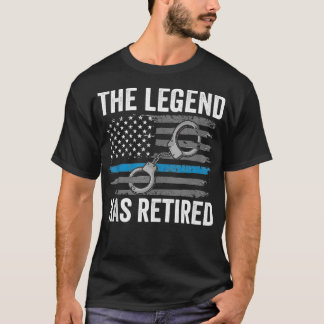 Camiseta Polícia aposentado - Desvio de Sinalizador de Linh