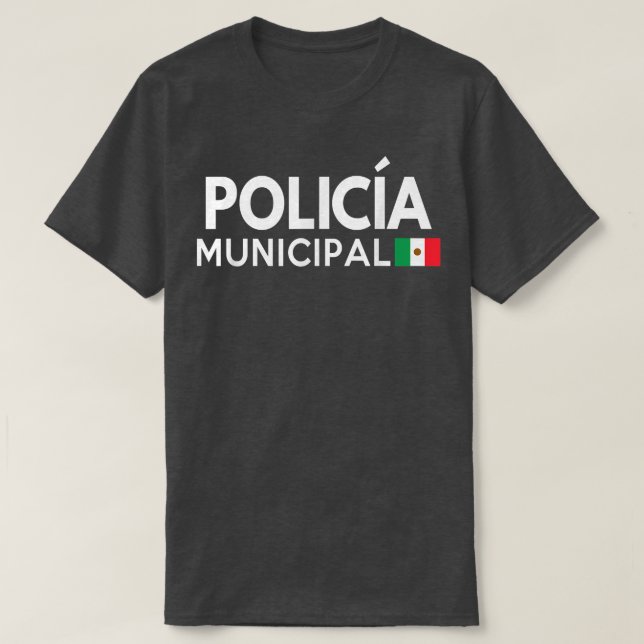 Camiseta Policia Costume T Shirt - Dia das Bruxas da Políci (Frente do Design)