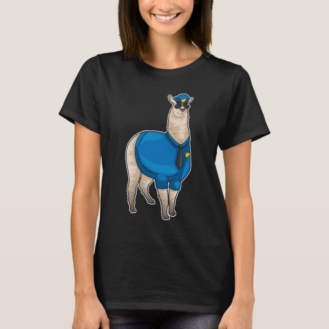 Camiseta Polícia de Alpaca (Frente)