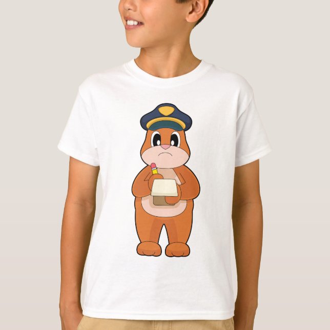 Camiseta Polícia de Bilhetes do Armário (Frente)