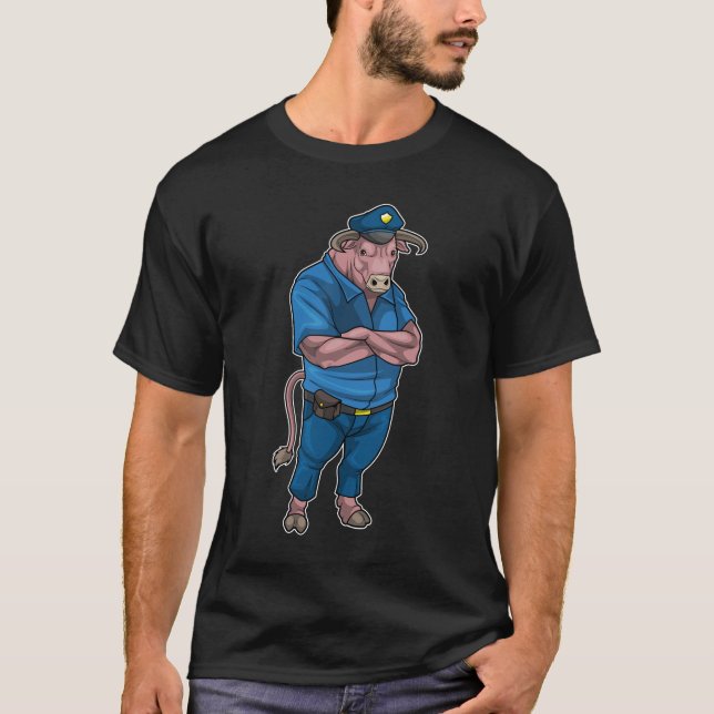 Camiseta Polícia de Bull (Frente)