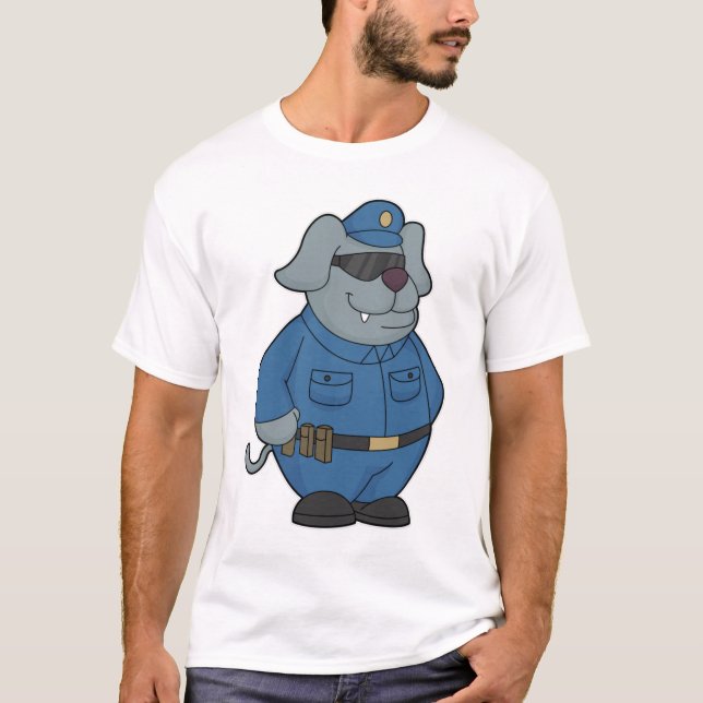 Camiseta Polícia de Cães (Frente)
