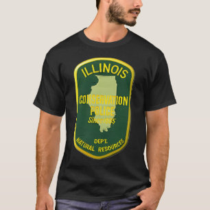Camiseta Polícia de Conservação de Illinois