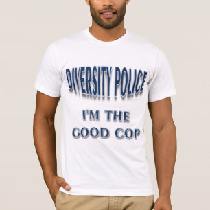Camiseta Polícia de Diversidade Sou o Bom Policial
