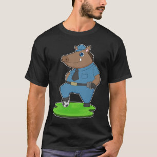 Camiseta Polícia de Futebol de Javali