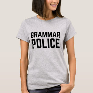 Camiseta Polícia de Gramática