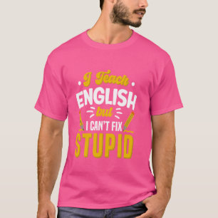 Camiseta Polícia de Gramática do Professor Inglês