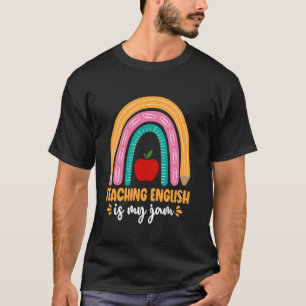 Camiseta Polícia de Gramática Professora Ensinando Inglês É