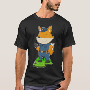 Camiseta Polícia de Microfone Fox Cop