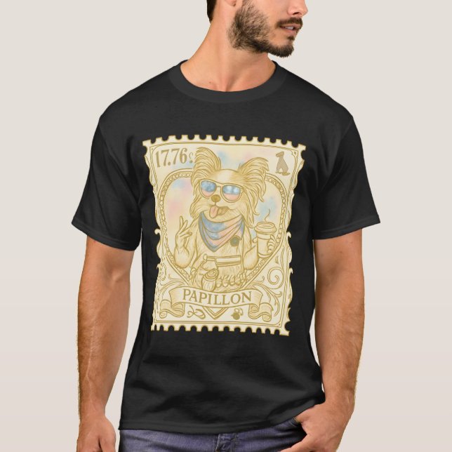 Camiseta polícia de Papillion com gesto de vitória (Frente)
