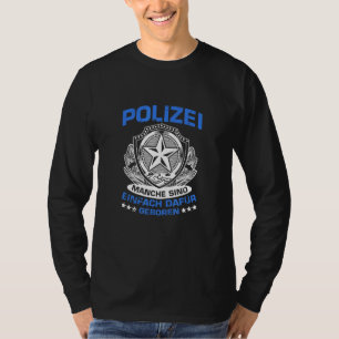 Camiseta Polícia de Proteção do Executivo do Nascer crachá