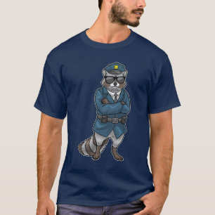 Camiseta Polícia de Protetores de Óculos