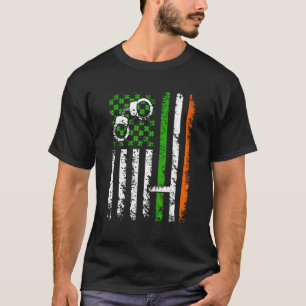 Camiseta Polícia de Retrô Nos Marca Rua De Shamrock Patrick