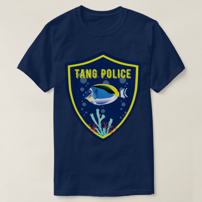 Camiseta Polícia de Tang (Frente do Design)