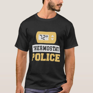 Camiseta Polícia de termóstato