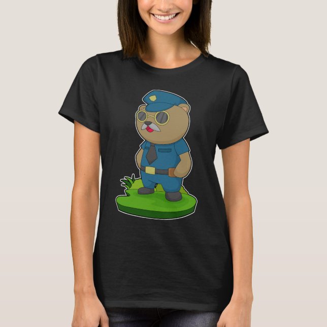Camiseta Polícia de Urso (Frente)
