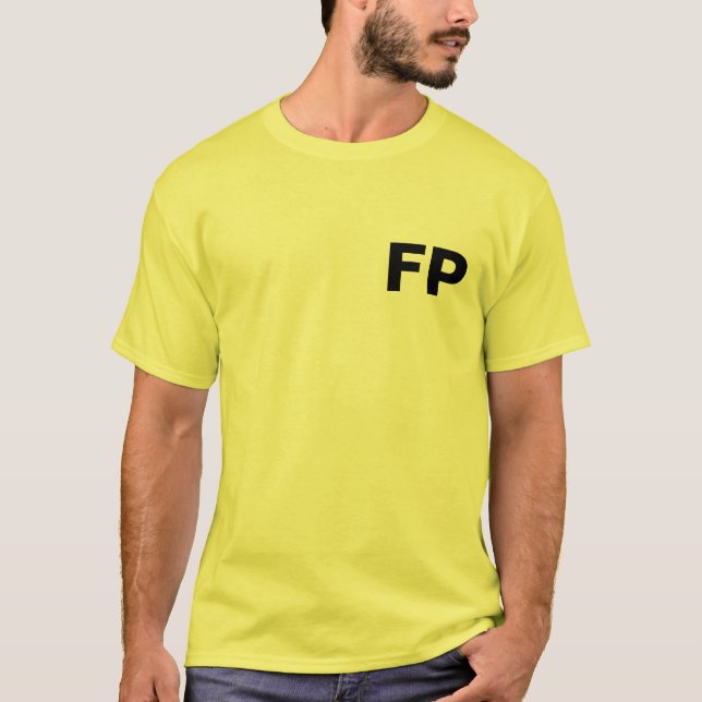 Camiseta Polícia do divertimento (Frente)
