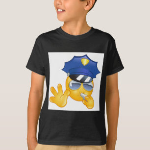 Camiseta polícia emoji