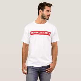 Camiseta Polícia Engraçada Imprevisível